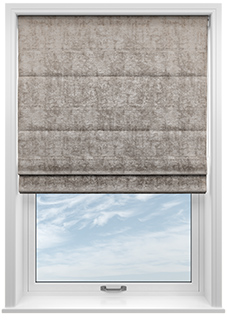 Anaconda, Metallic Brown - Twist&Fit Roman Blind